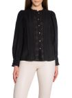 CO'COUTURE SWEATER NEW LISISSA LACE BLACK