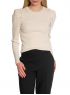 SELECTED FEMME TOP ISLA LS KNIT O-NECK BIRCH