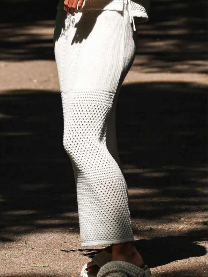 Crochet online knit skirt