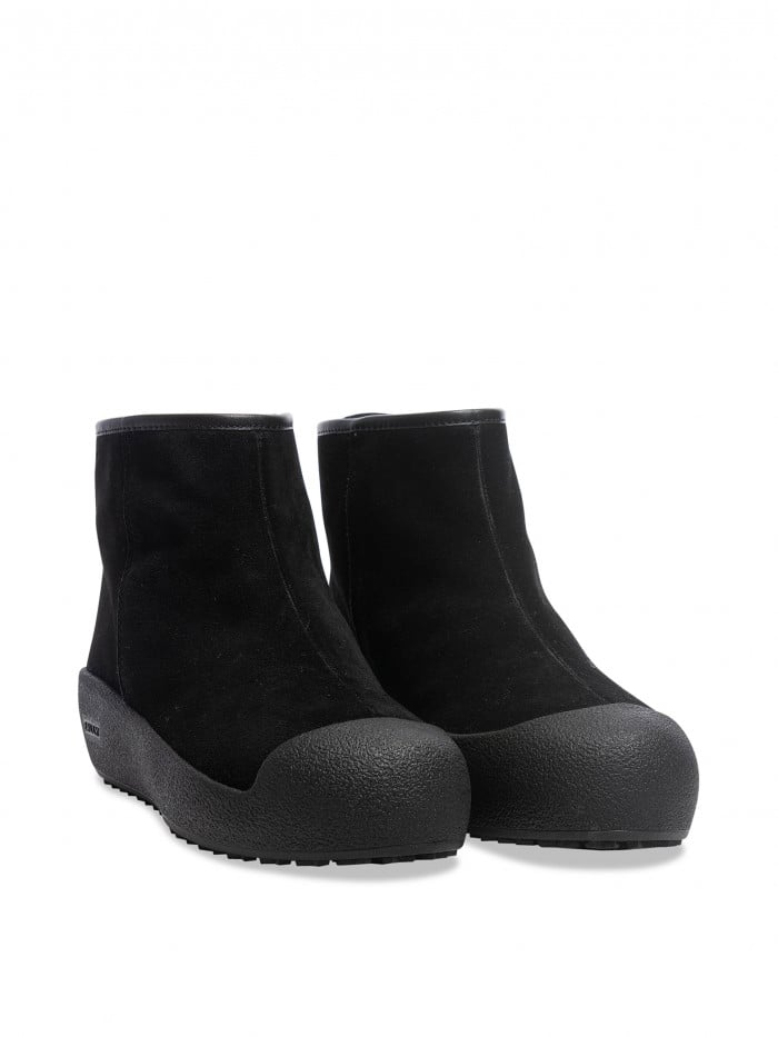 BALLY BOOTS GUARD III CALF SUEDE BLACK